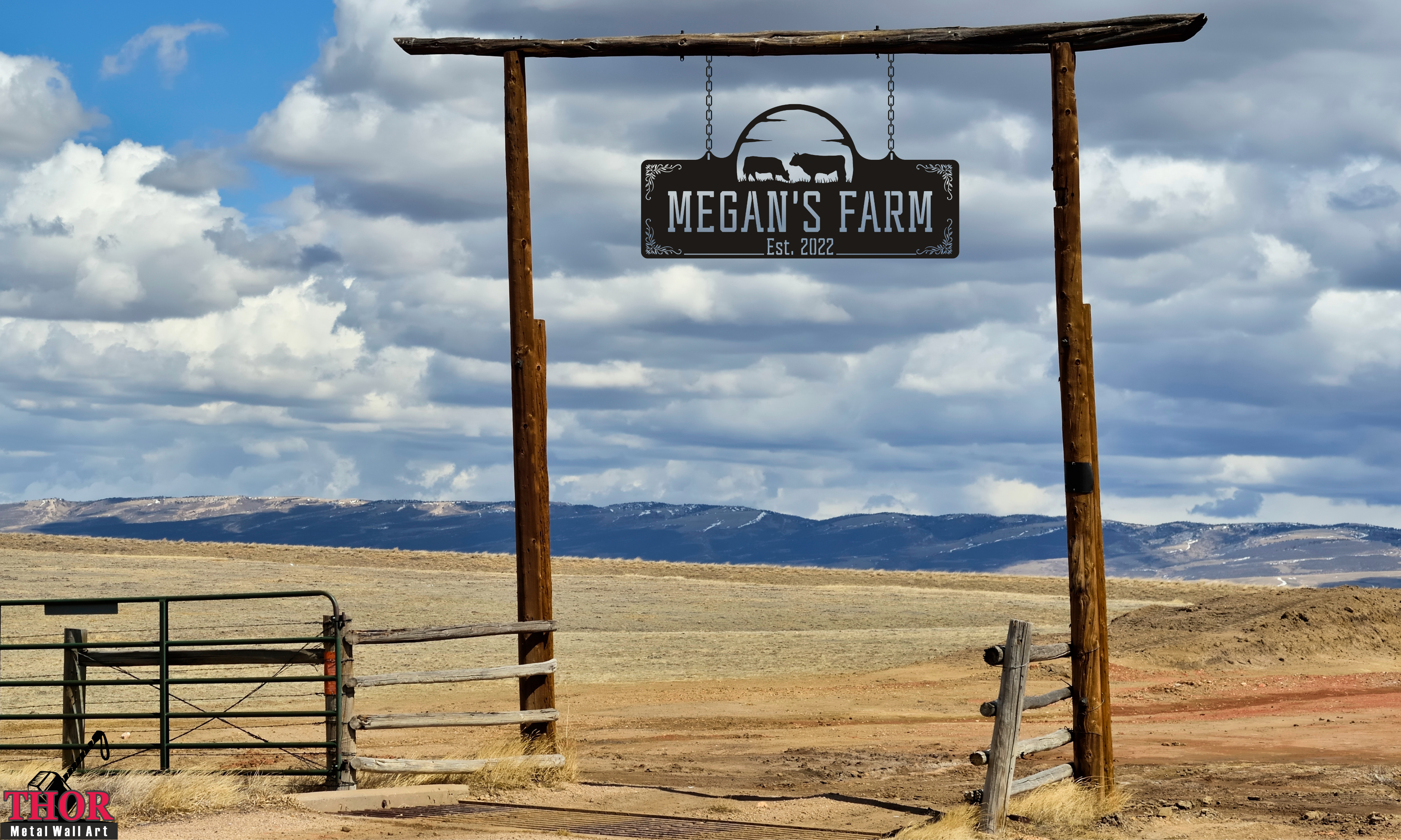 Ranch Gate Sign