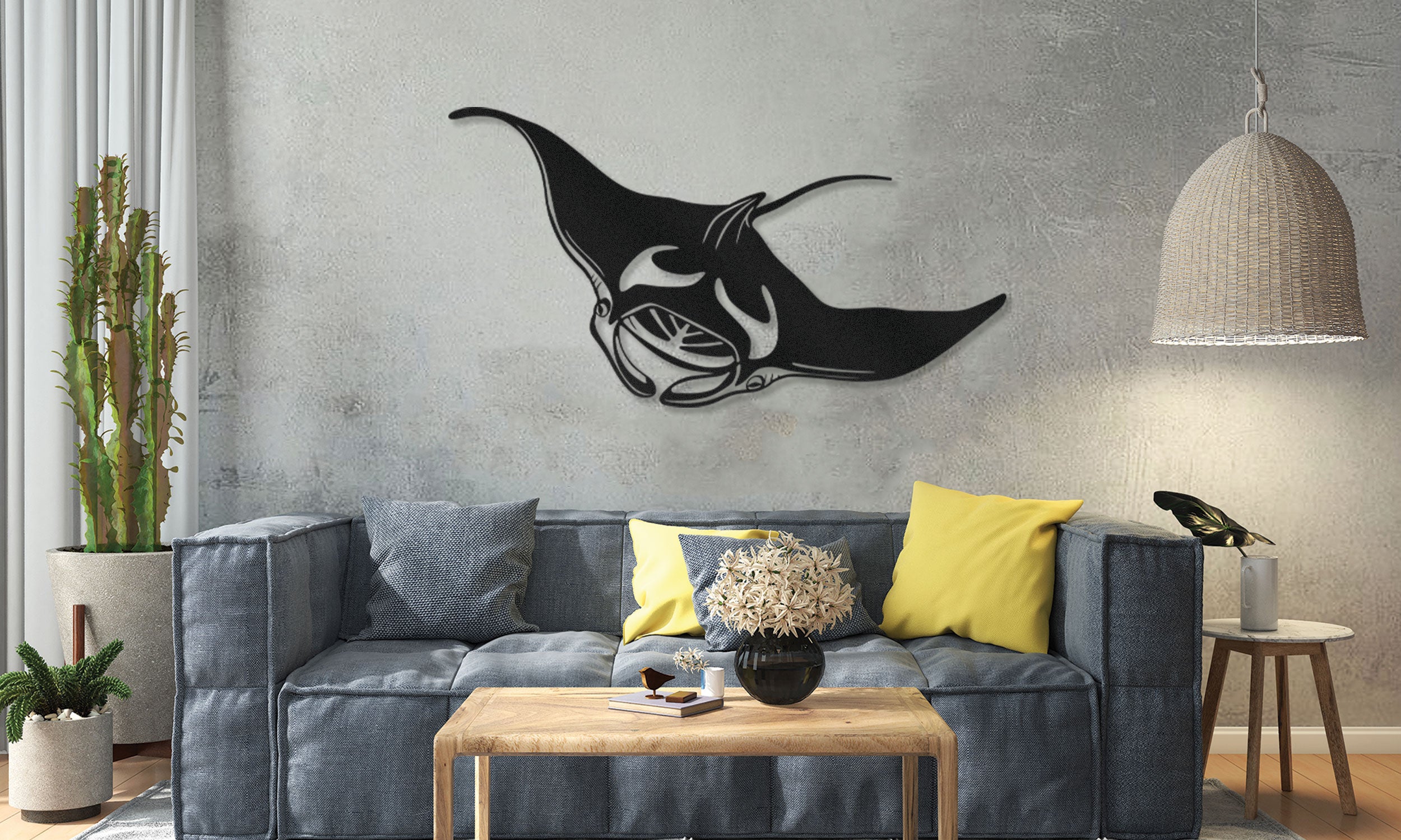 Manta Ray Wall Art