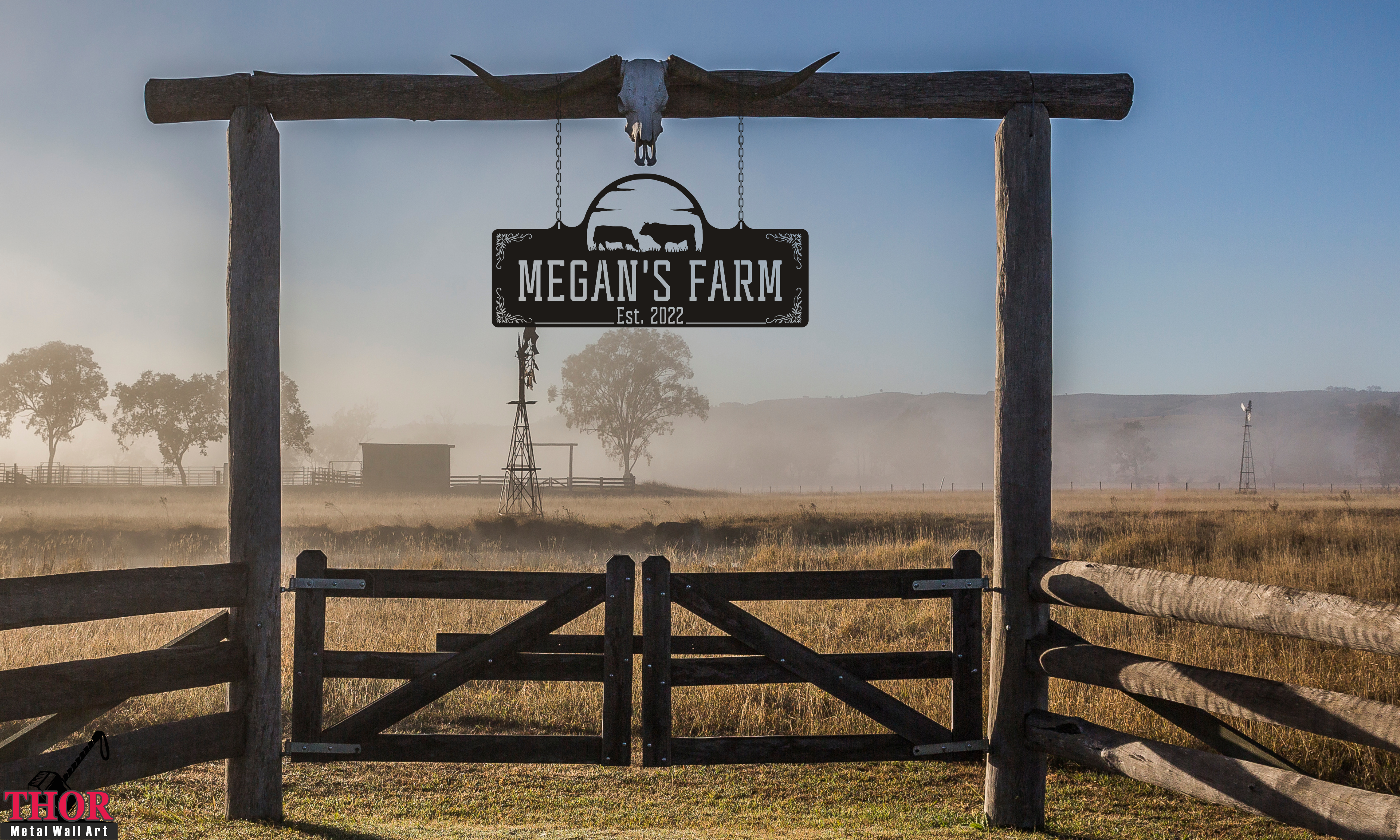 Ranch Gate Sign