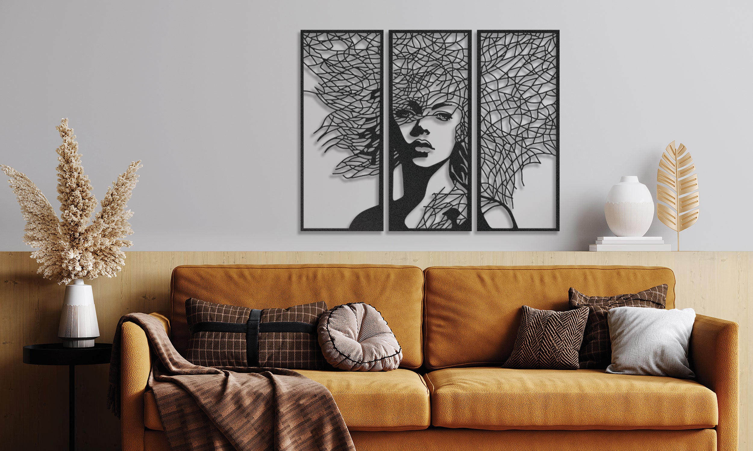 Woman Metal Wall Art