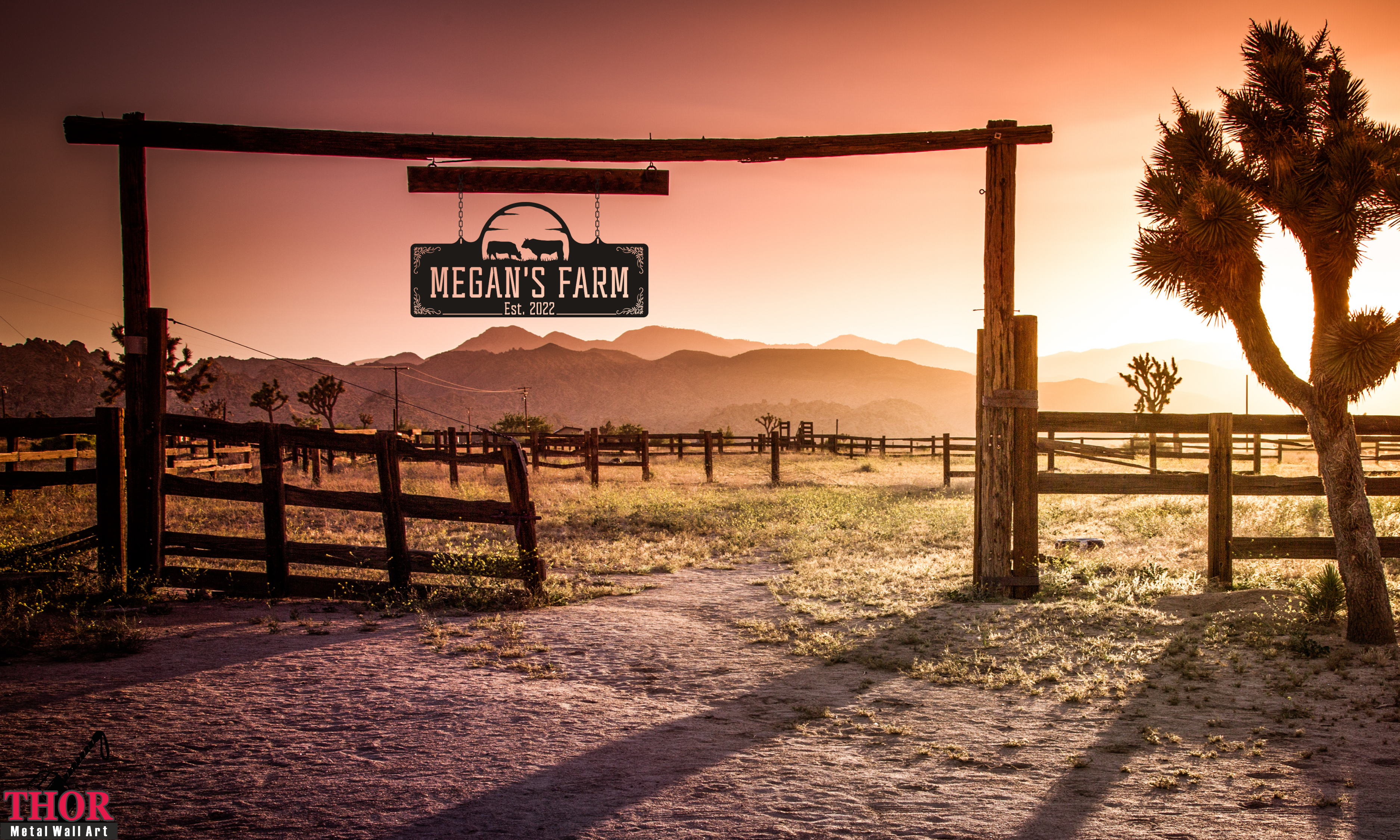 Ranch Gate Sign