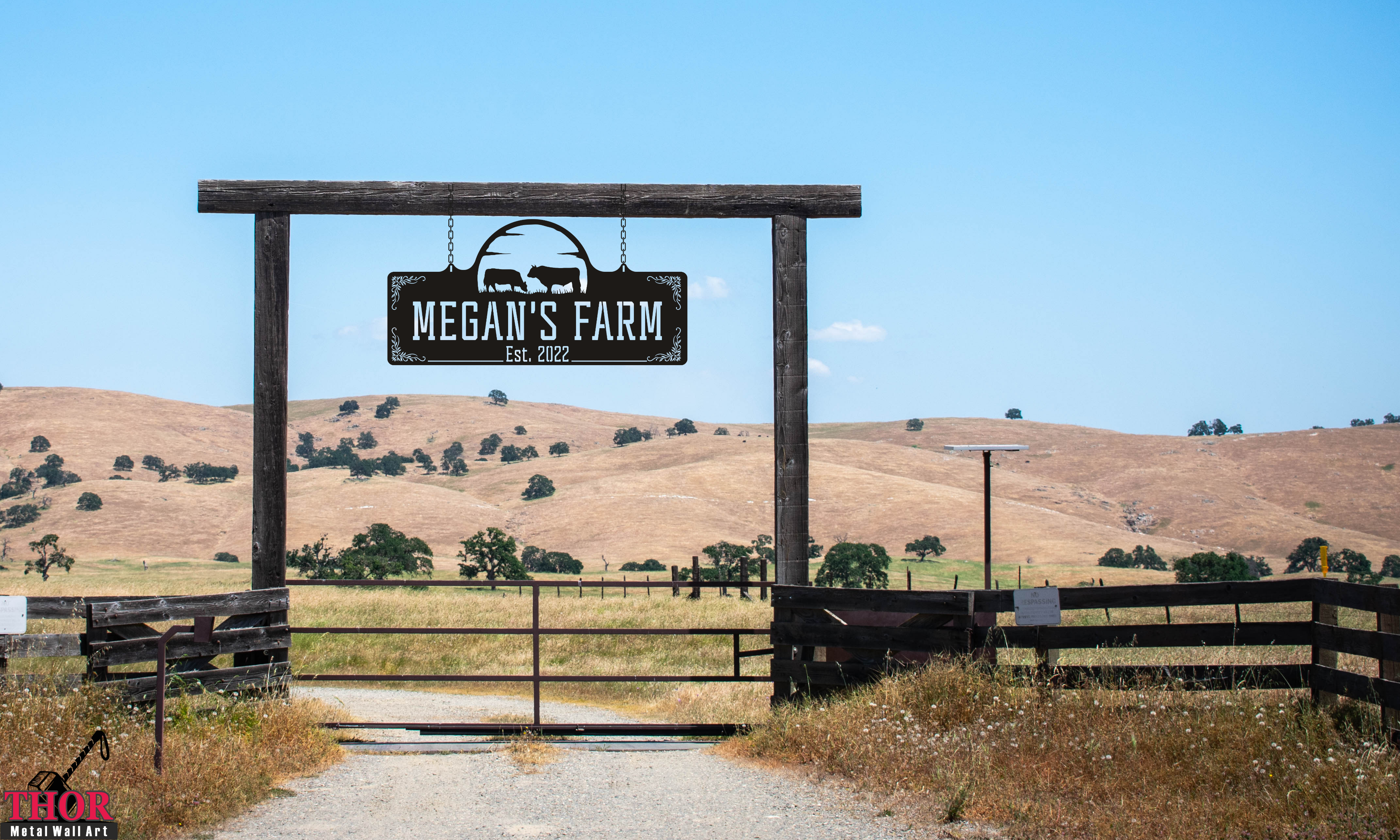 Ranch Gate Sign