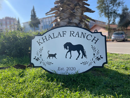 Entrance/Gate Ranch Sign