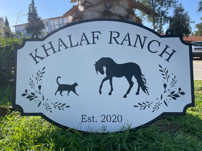 Entrance/Gate Ranch Sign