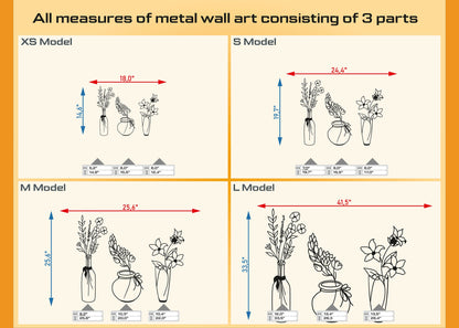 Flower Metal Wall Art