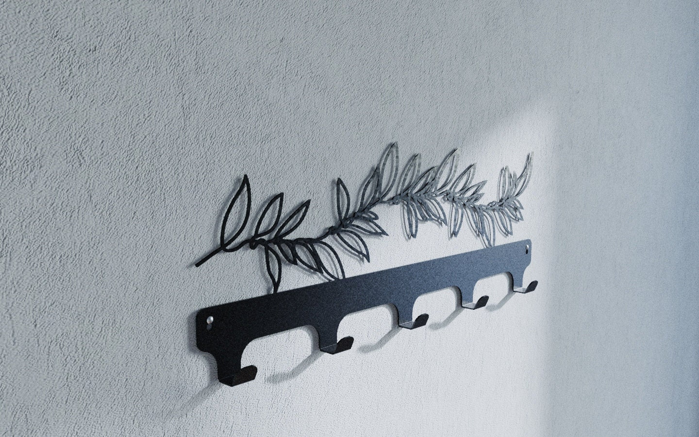 Leaf Coat Rack Wall Mounted