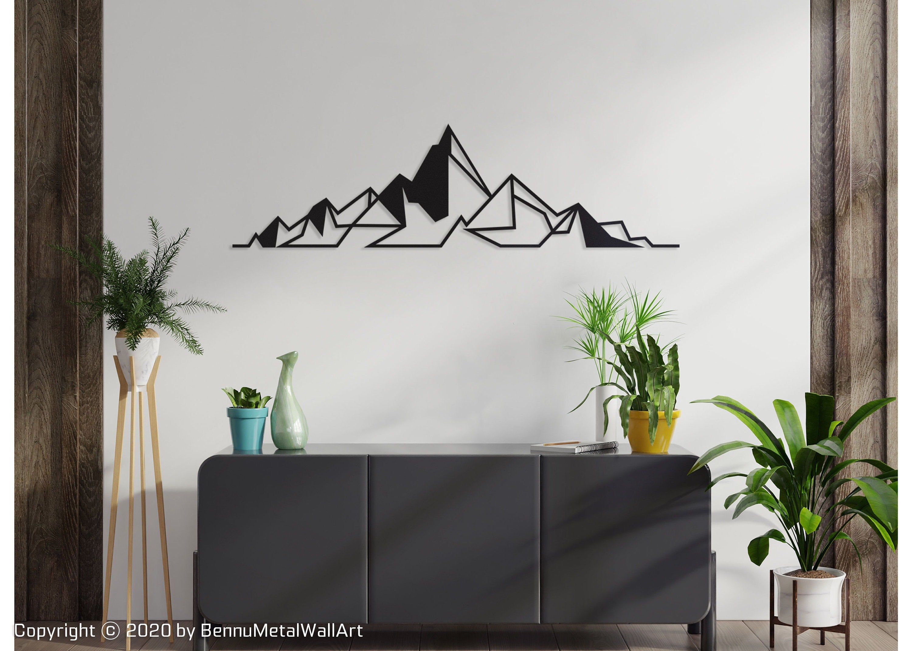 Mountain Metal Art