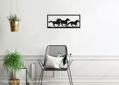 Running Horses Wall Art