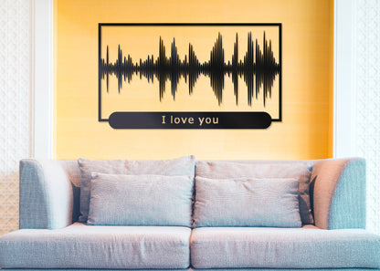 Custom Soundwave Wall Art