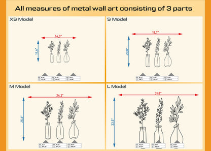 Large Metal Flower Wall Art