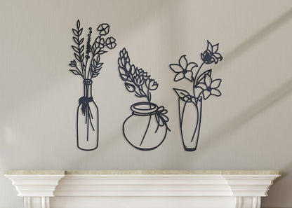 Flower Metal Wall Art