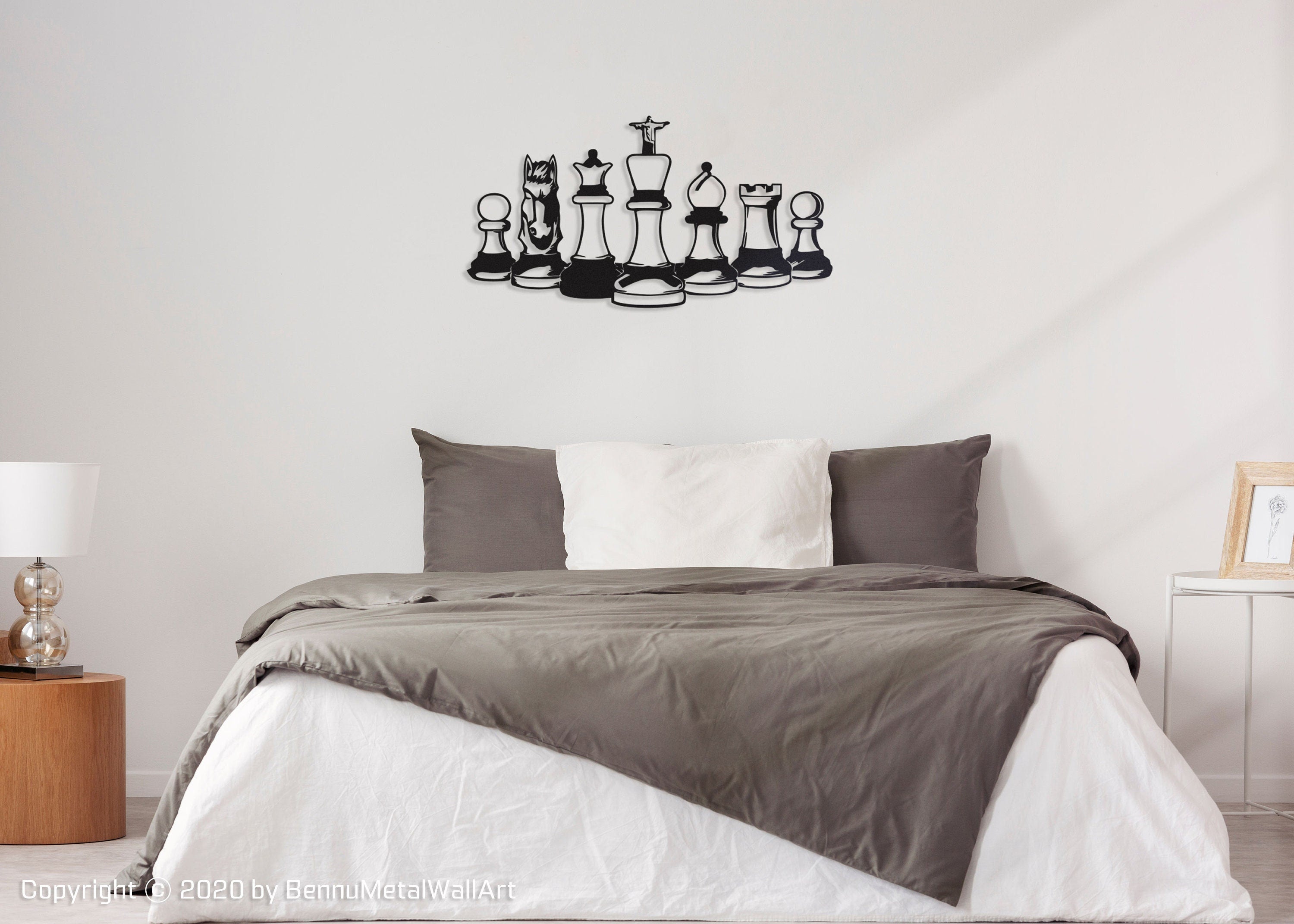 Chess Metal Wall Art