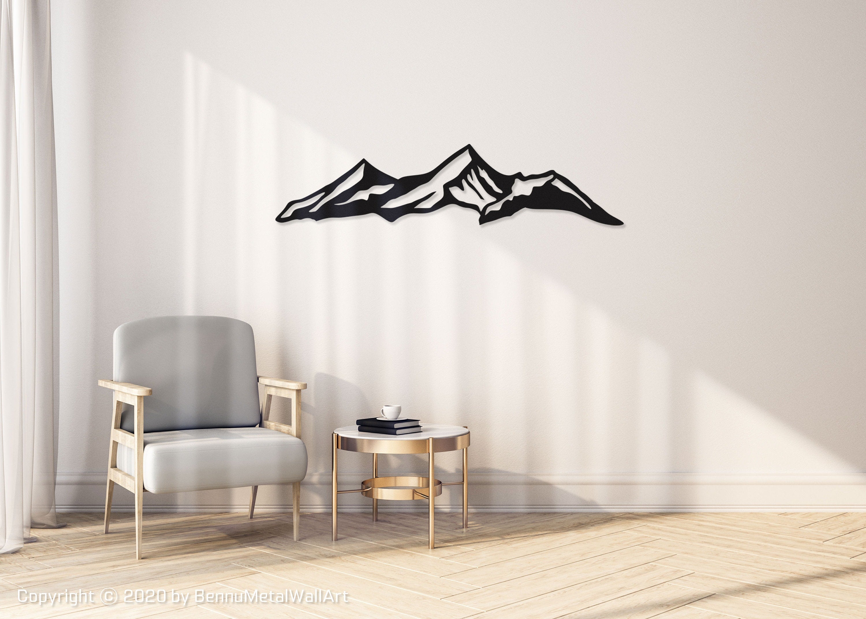 Colorado Mountain Metal Wall Decor