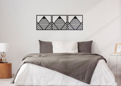 Geometric Mountain wall Art