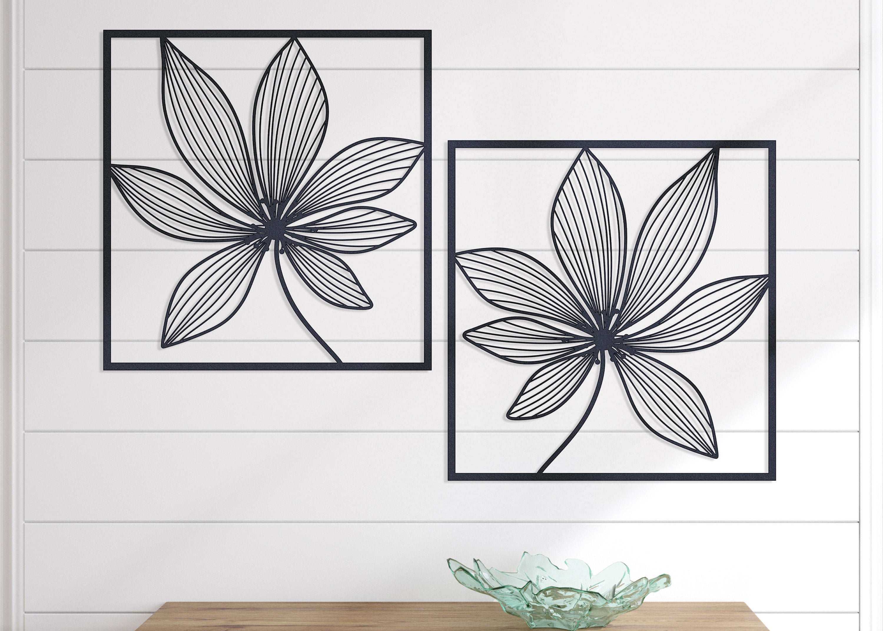 Metal Leaf wall art