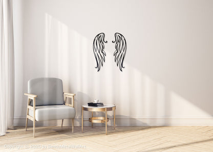 Metal Angel Wings Wall Decor