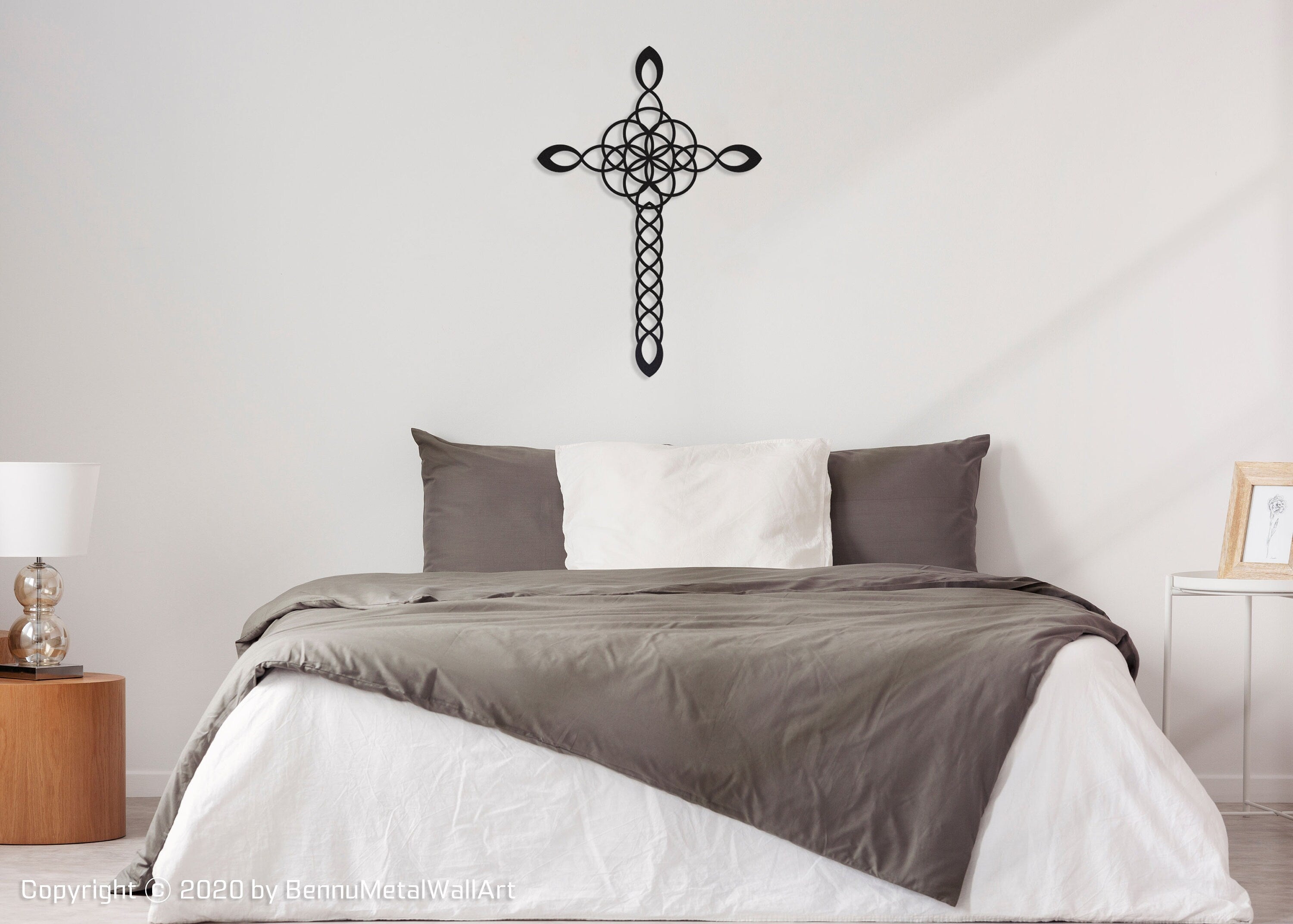 Cross - Filigree Cross Metal Art