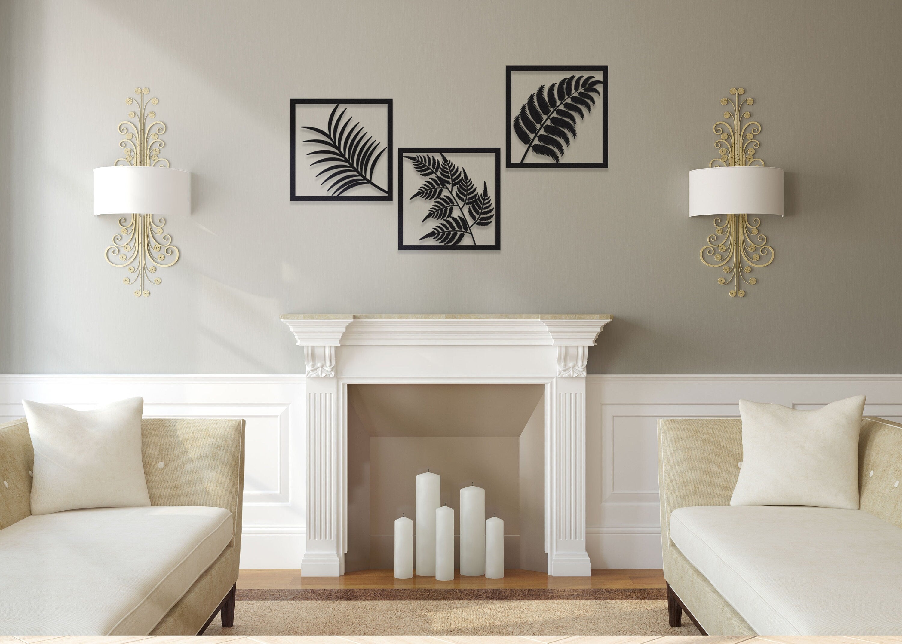 Tropical leaves Wall Decor