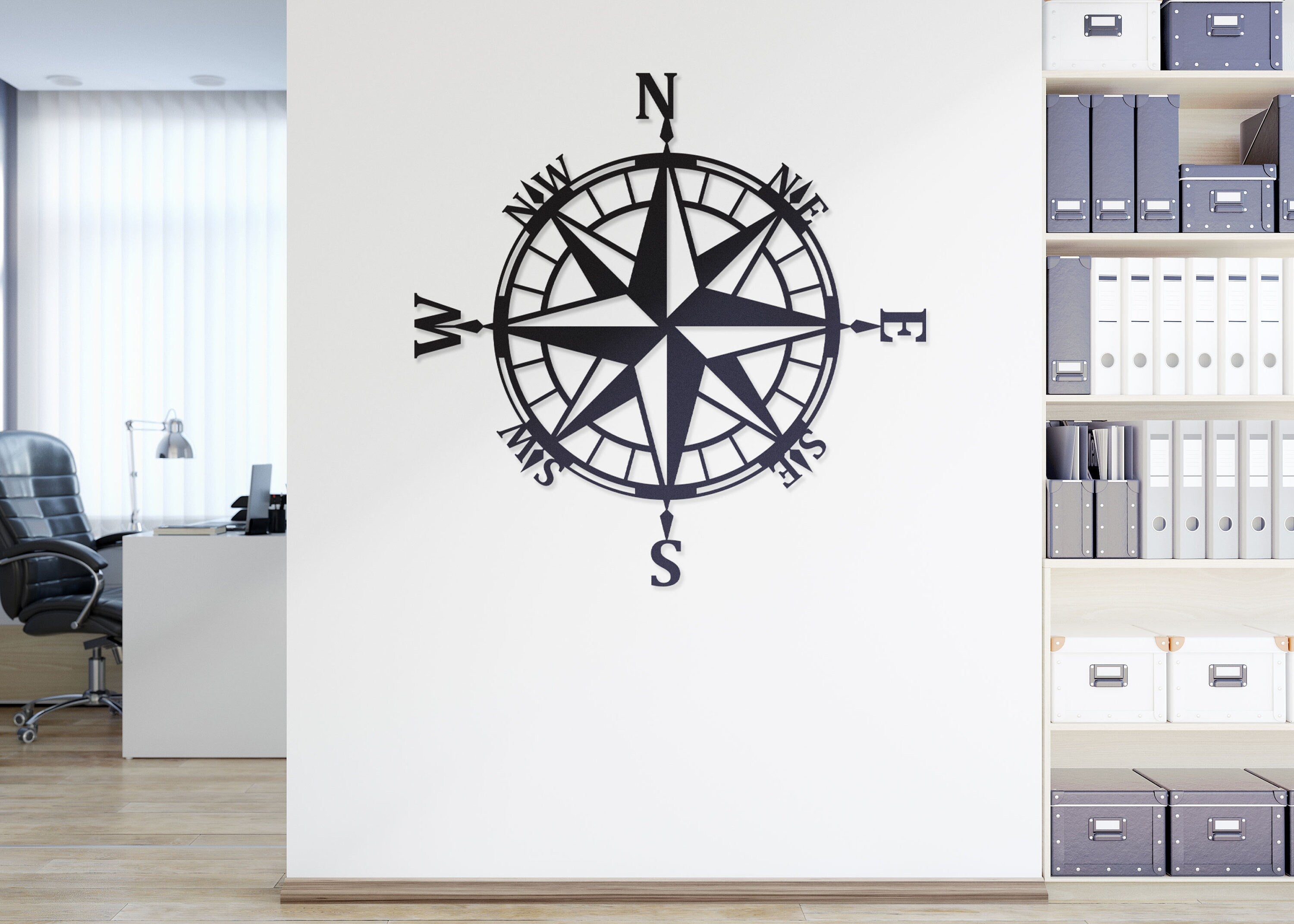 Compass Wall Decor