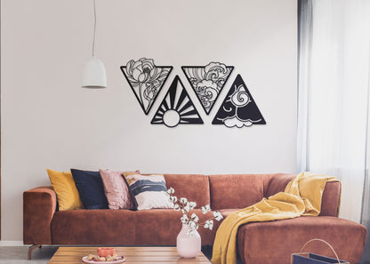 Four Elements Wall Art