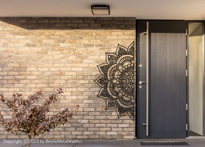 Large Metal Mandala Decor