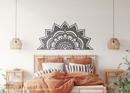 Large Metal Mandala Decor