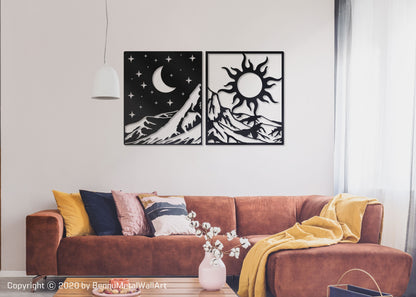 Moon And Sun Wall Decor