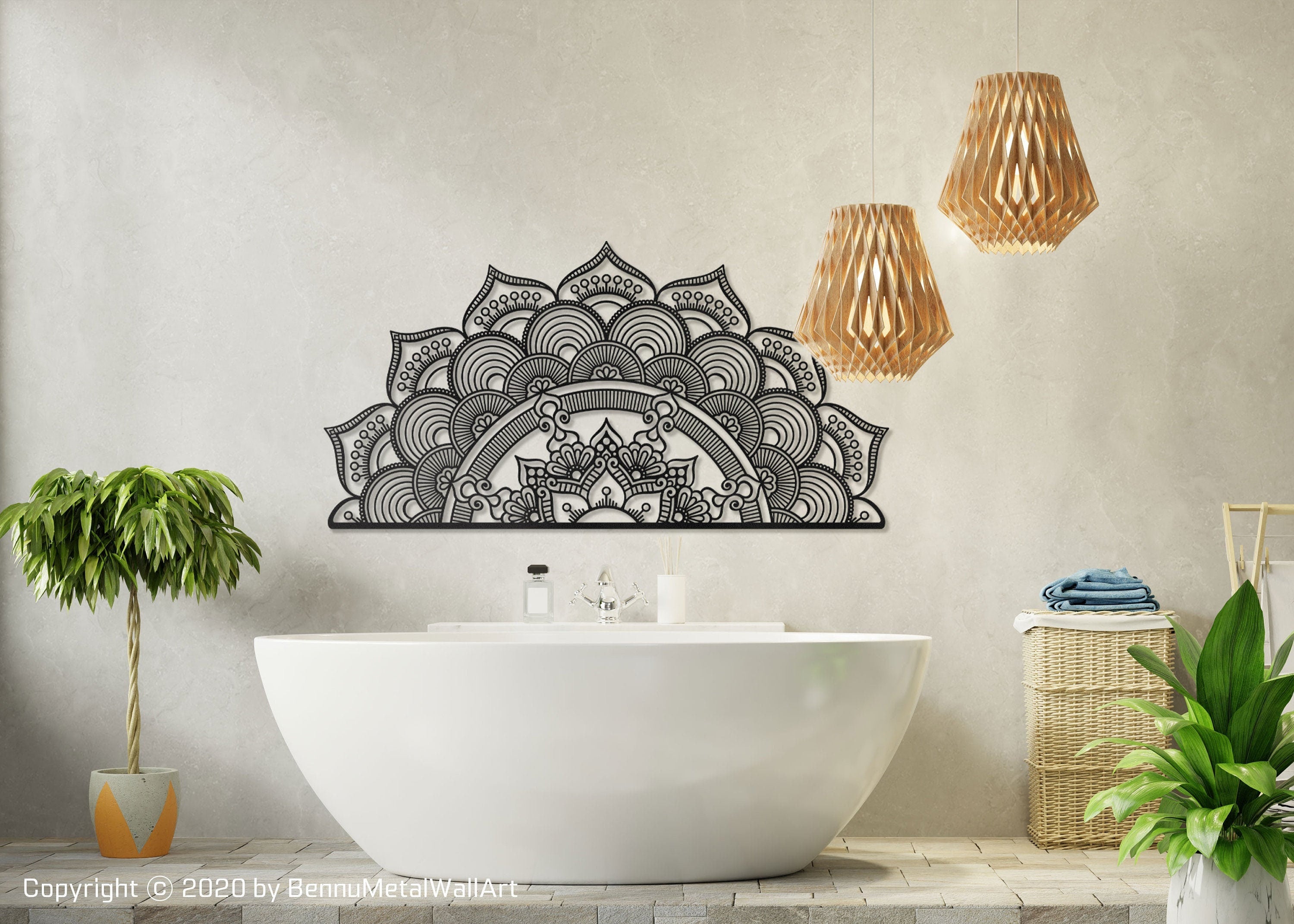 Mandala Metal Wall Decor