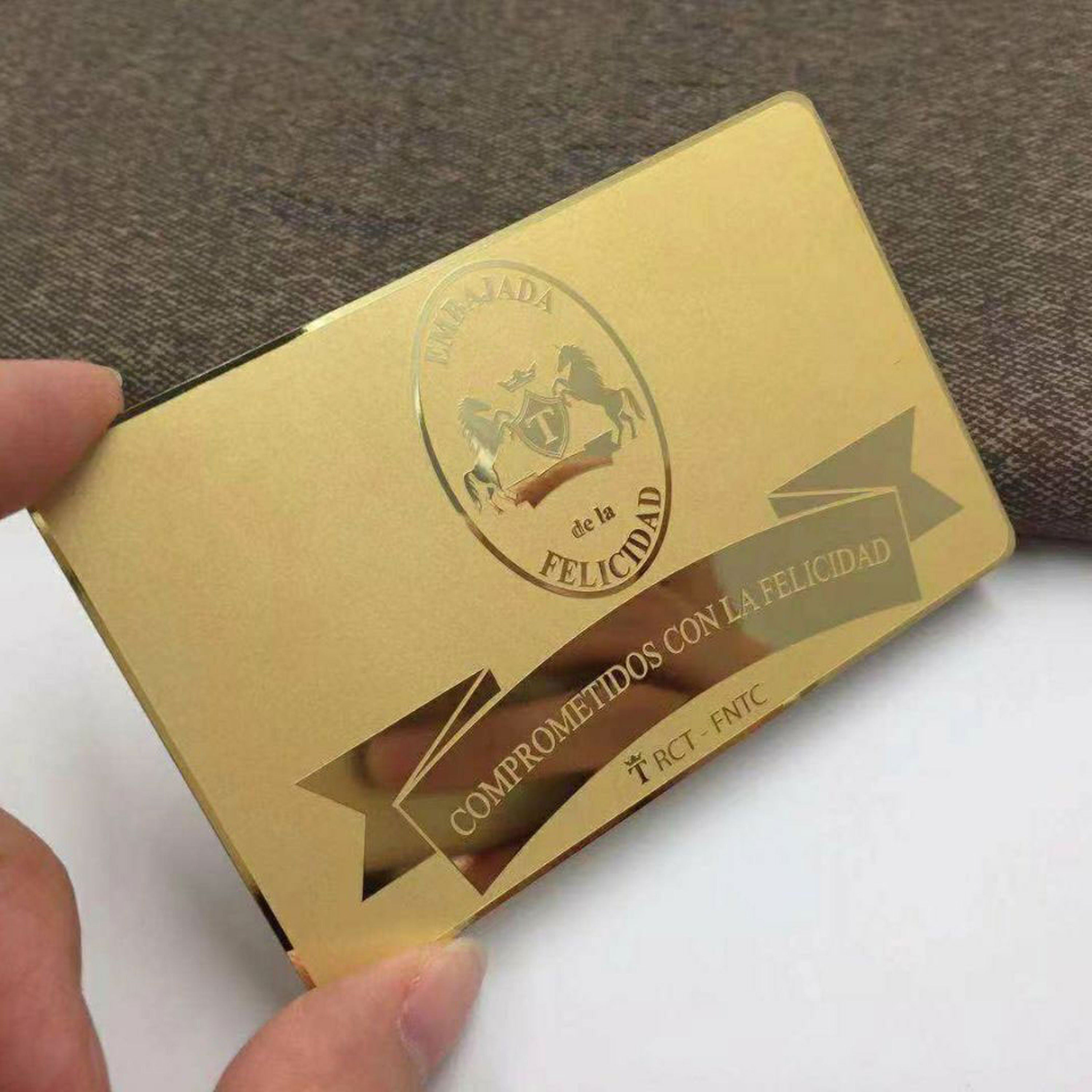 Gold Metal Business Card