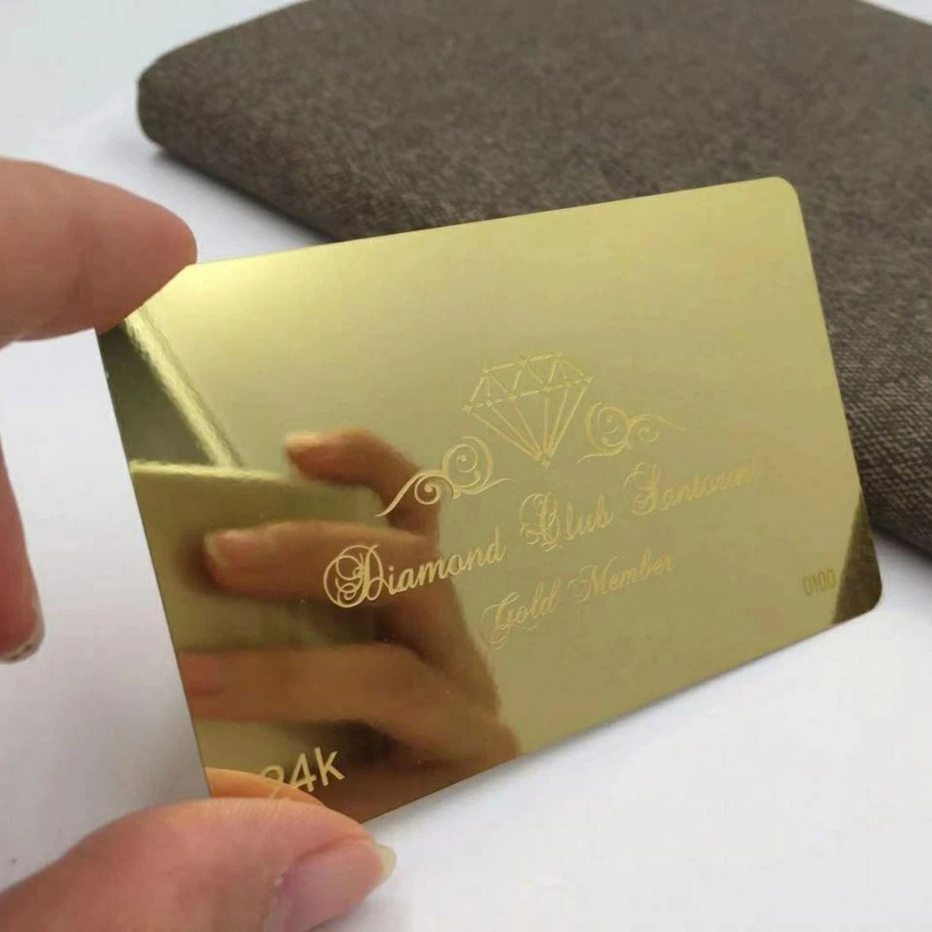 Gold Metal Business Card