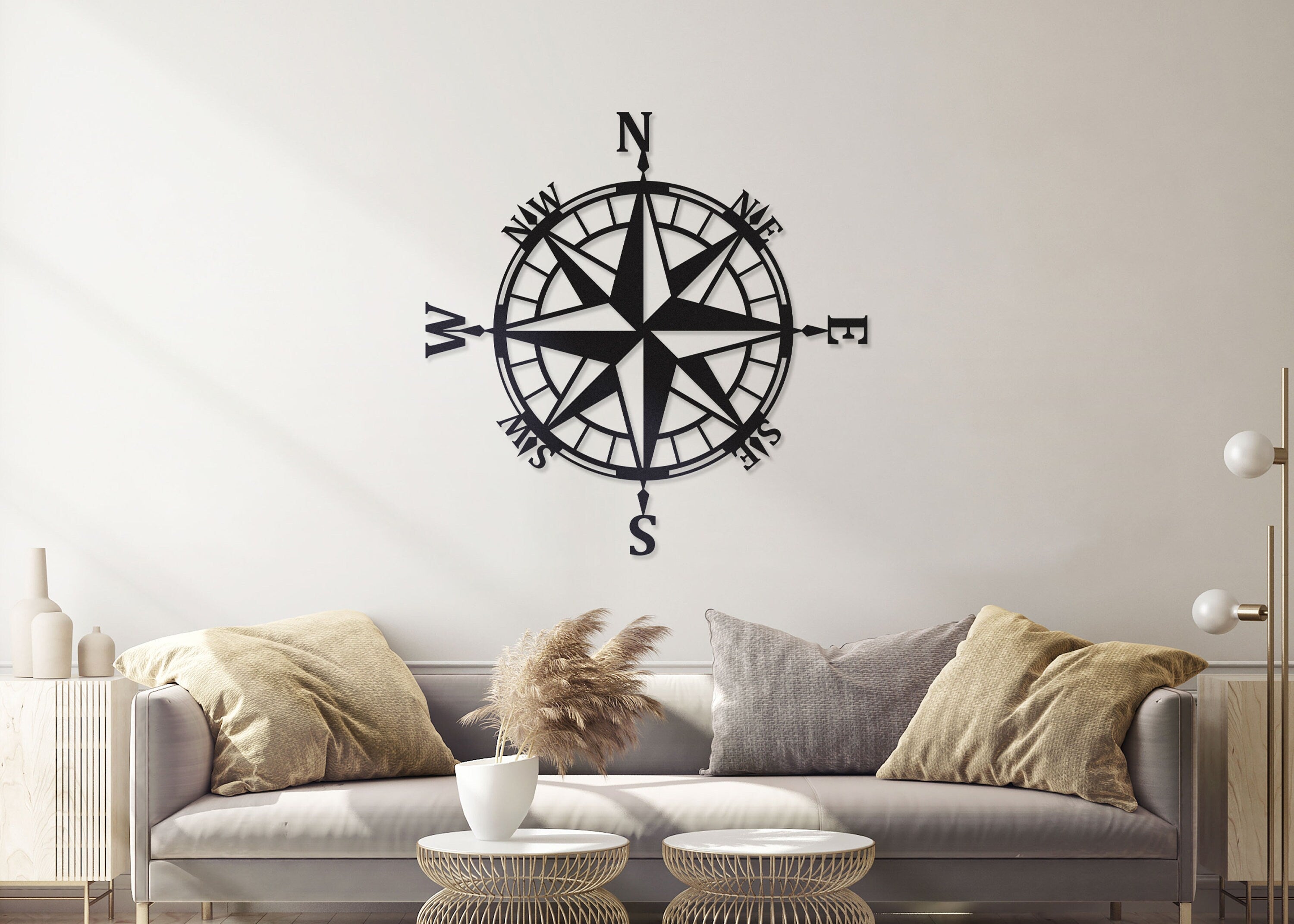 Compass Wall Decor