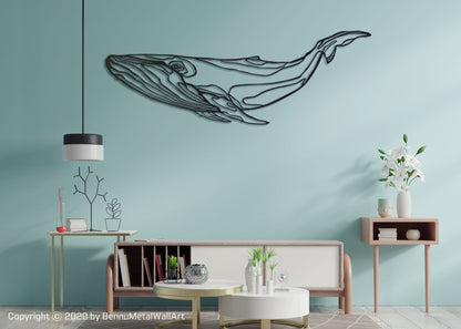 Extra Large Whale Wall Decor