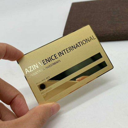 Gold Metal Business Card