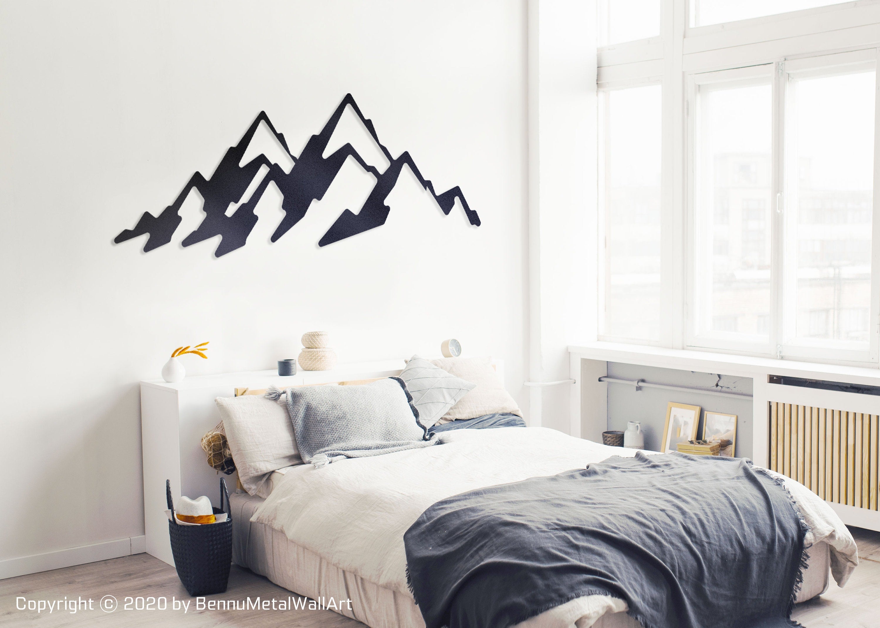 Metal Mountain Wall Art