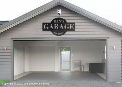 Metal garage Workshop Sign