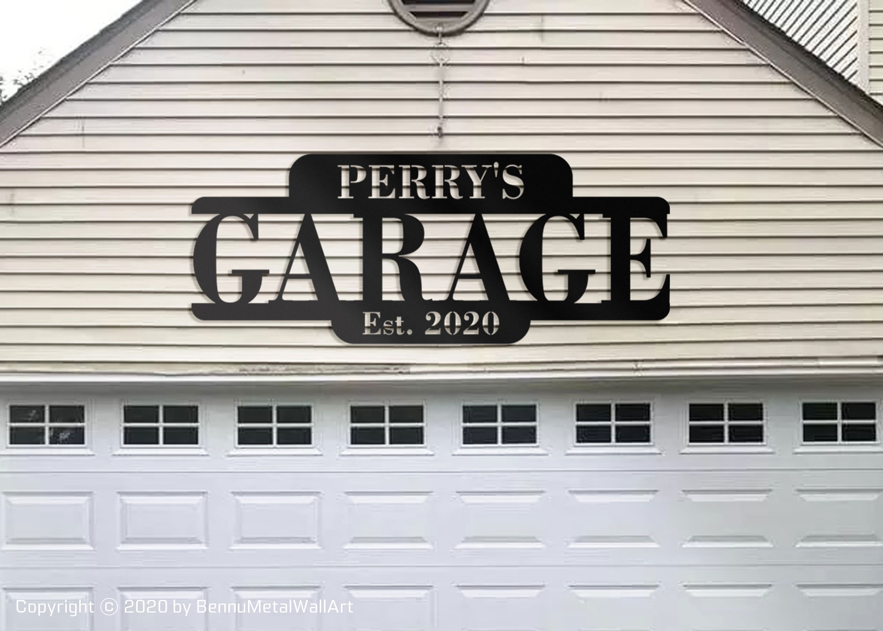 Large Metal Garage Signs For Dad's