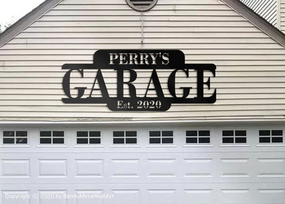 Large Metal Garage Signs For Dad's