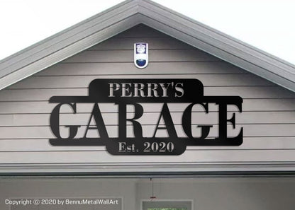 Large Metal Garage Signs For Dad's