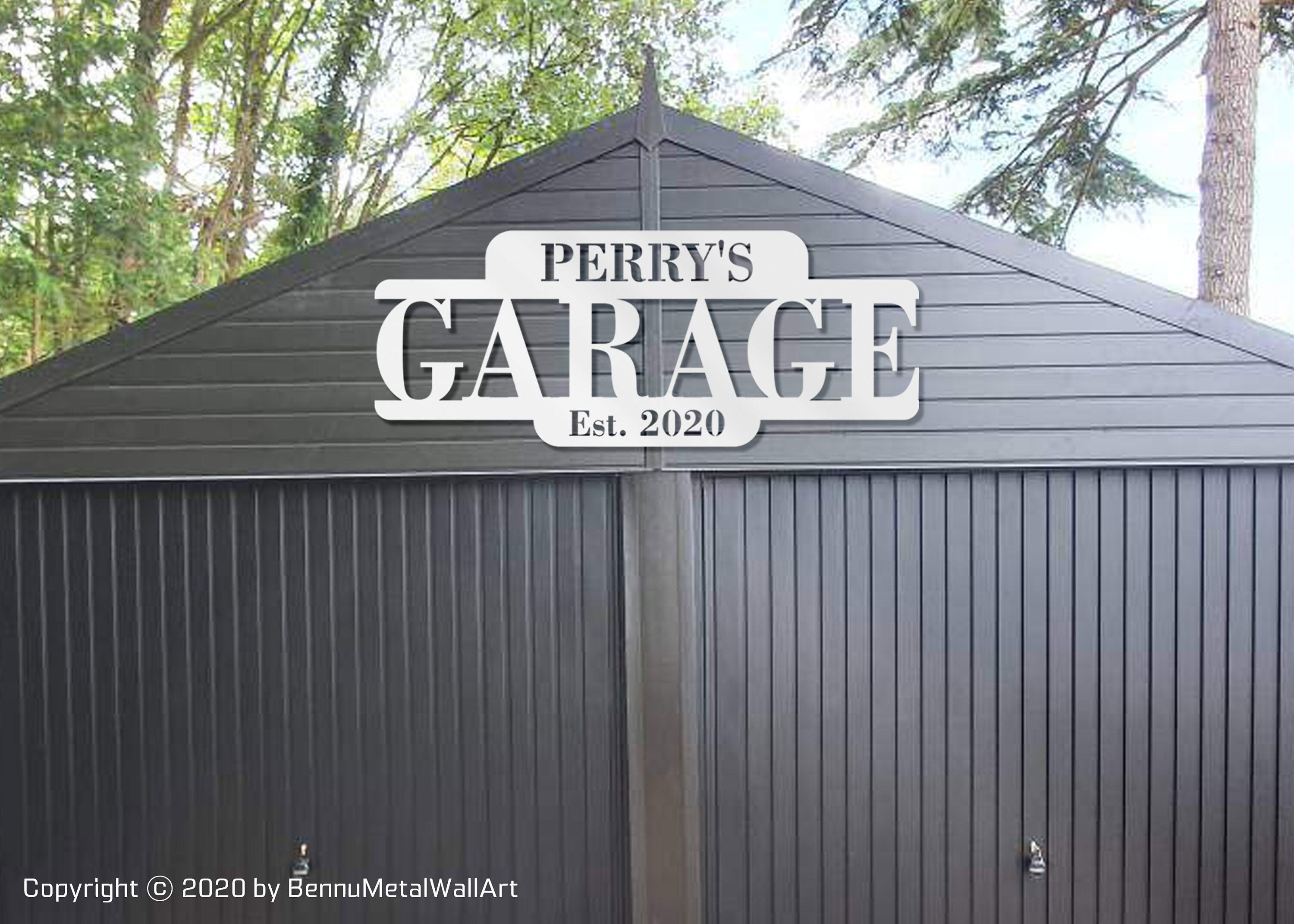 Large Metal Garage Signs For Dad's