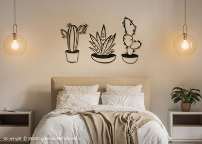 Metal Cactus Wall Art