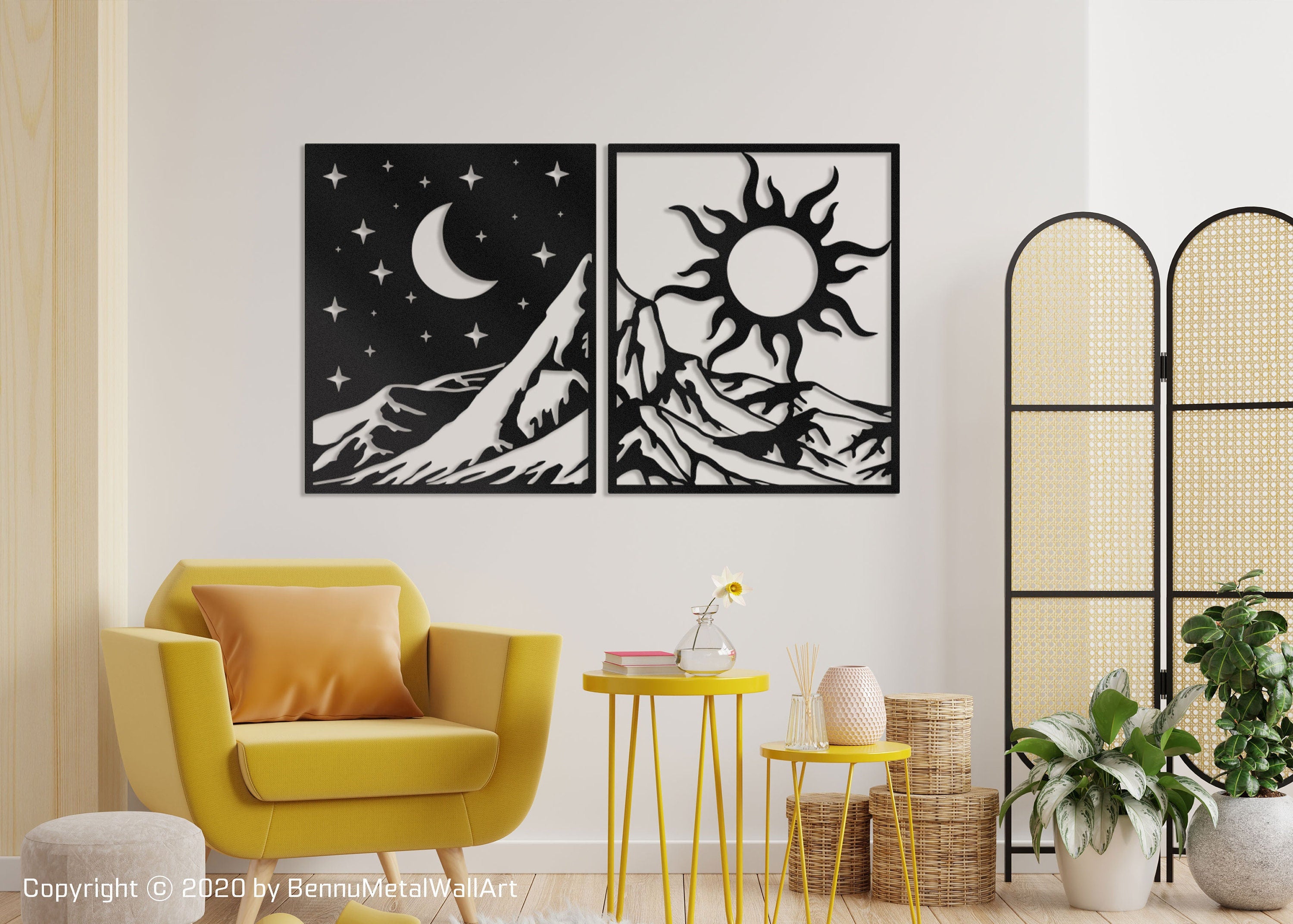 Moon And Sun Wall Decor