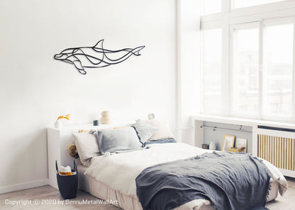 Dolphin Metal Wall Decor