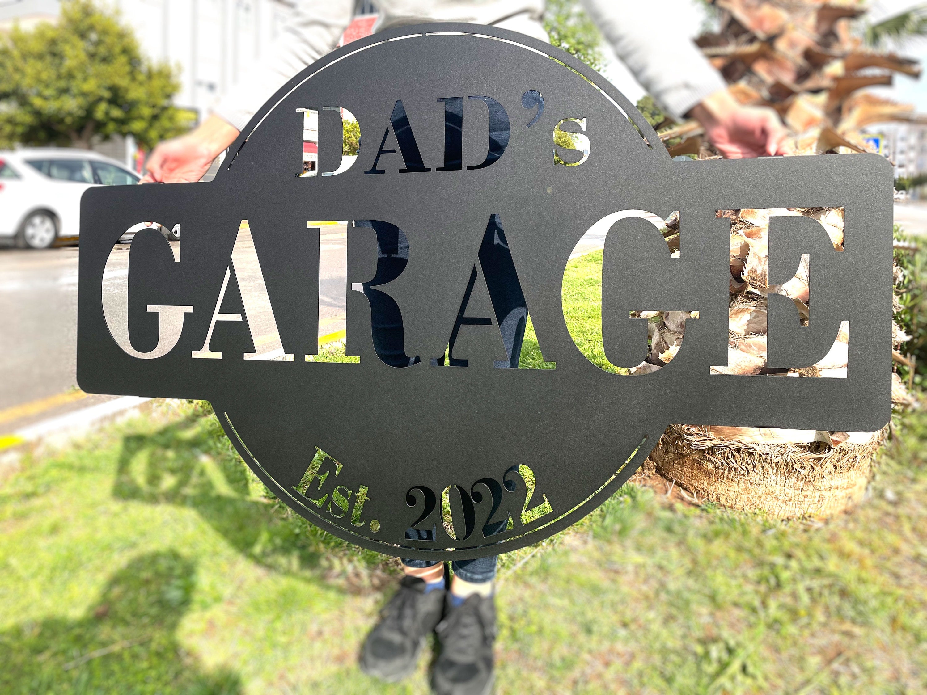 Personalized Garage Signs for Dad