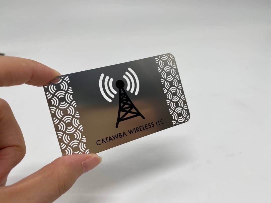 Laser Cut Metal Business Cards