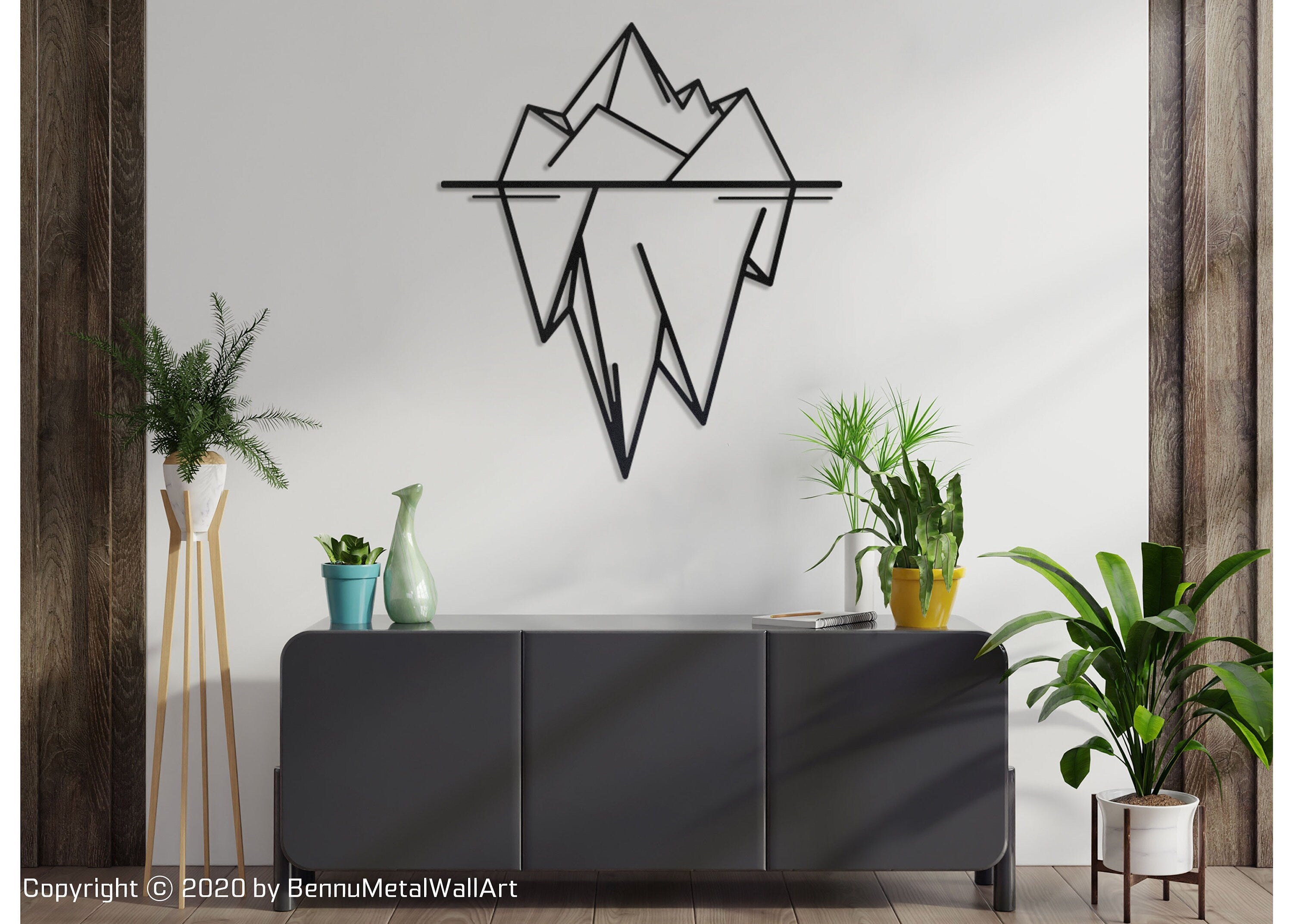 Minimalist Mountain Wall Decor