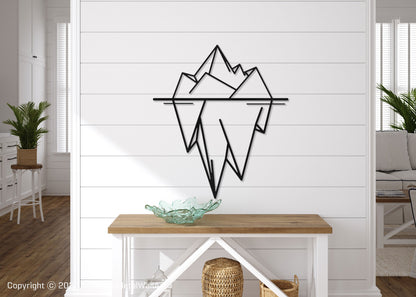 Minimalist Mountain Wall Decor