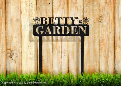 Personalized Metal Garden Sign