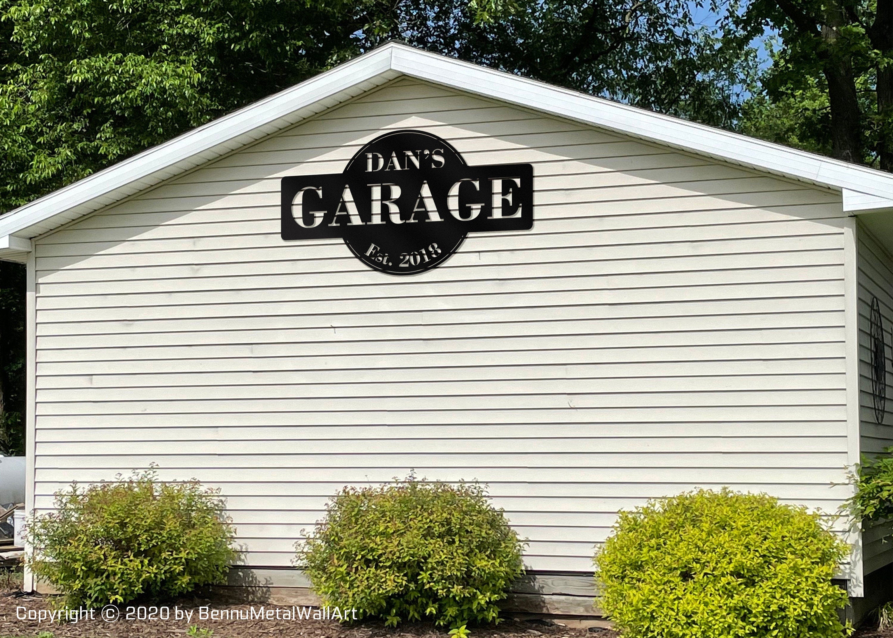 Shop Sign Metal