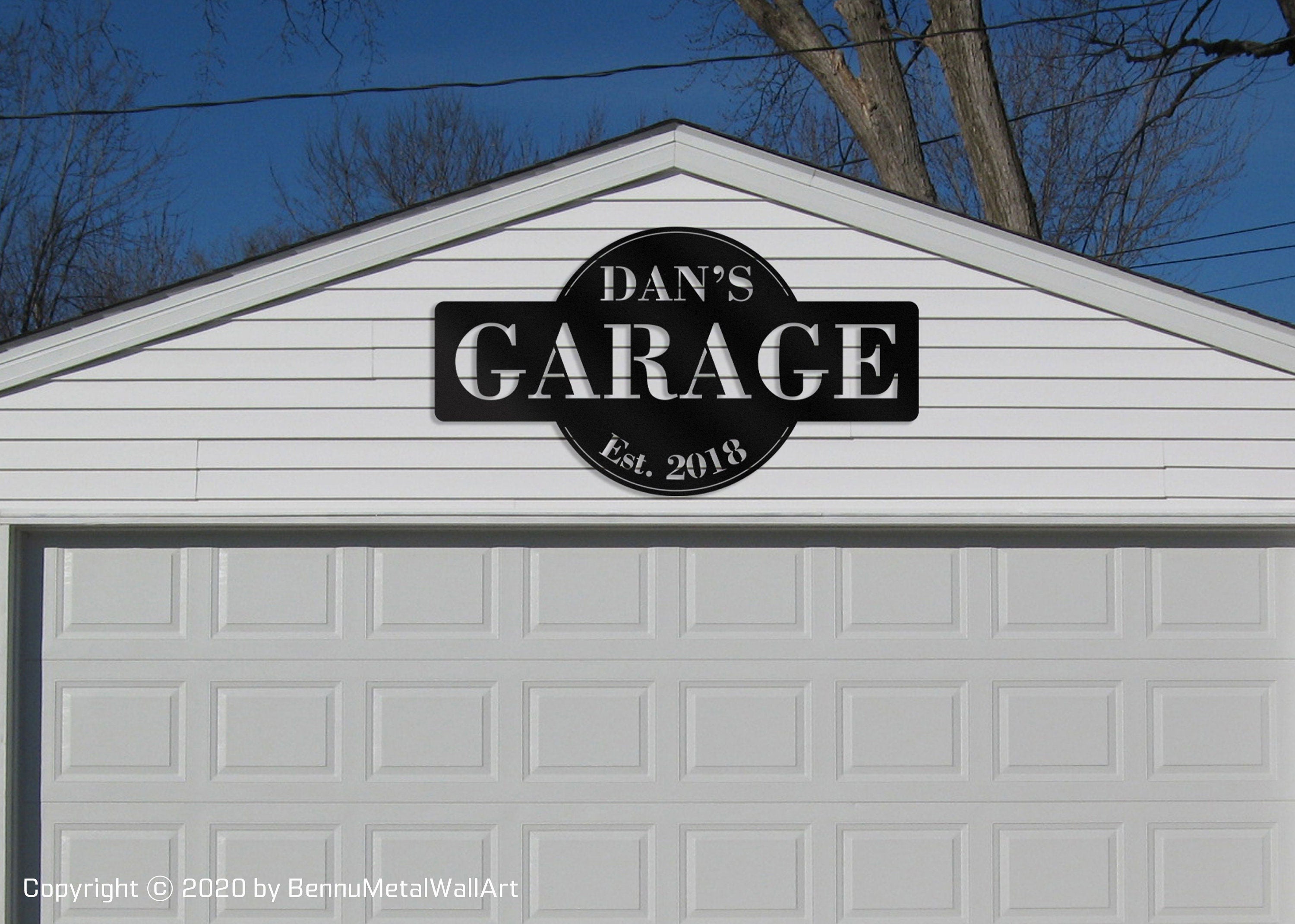 Personalized Garage Sign