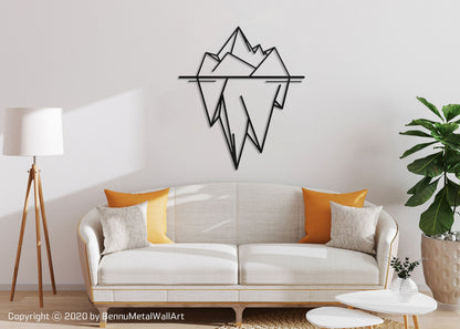 Minimalist Mountain Wall Decor